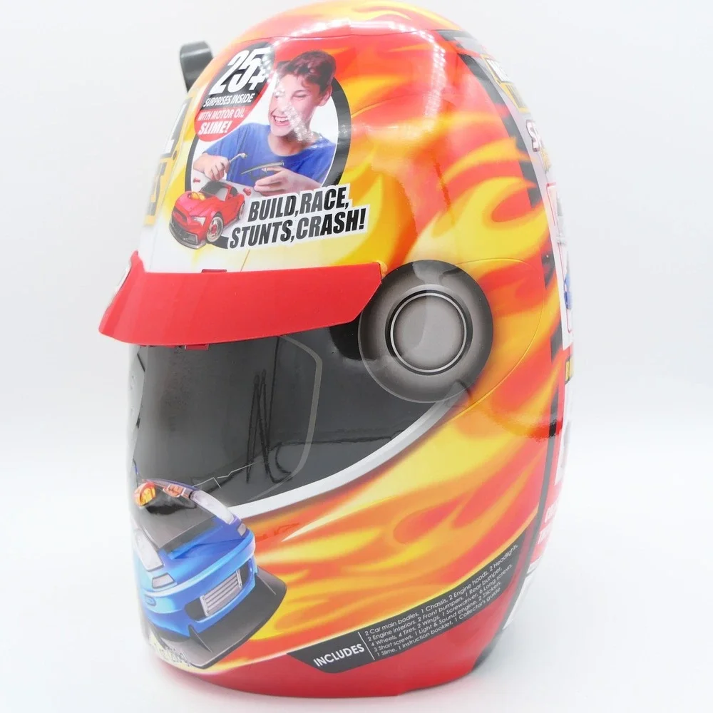 Zuru Metal Machines Speed Heroes Surprise Helmet Build Your Own Race Car Sealed